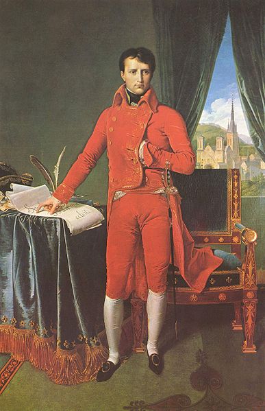 Jean-Auguste Dominique Ingres Portrat Napoleon Bonapartes als Erster Konsul